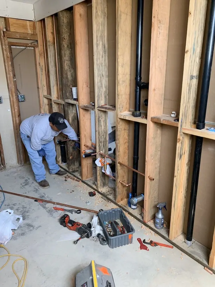 Commercial rough-in plumbing for Water Heater Replacement in Maryland Park